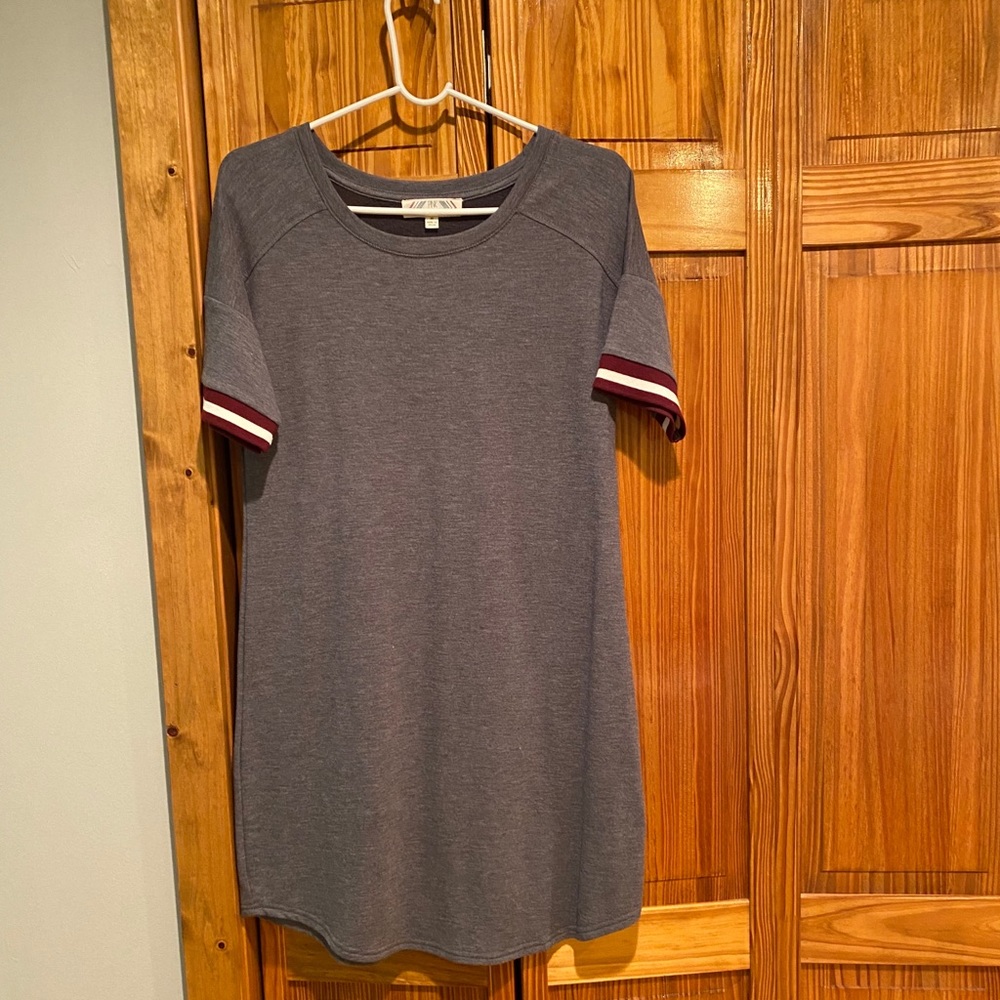 Grey T-shirt dress